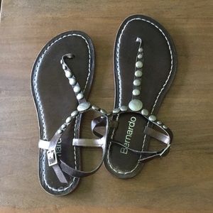 Bernardo leather sandals